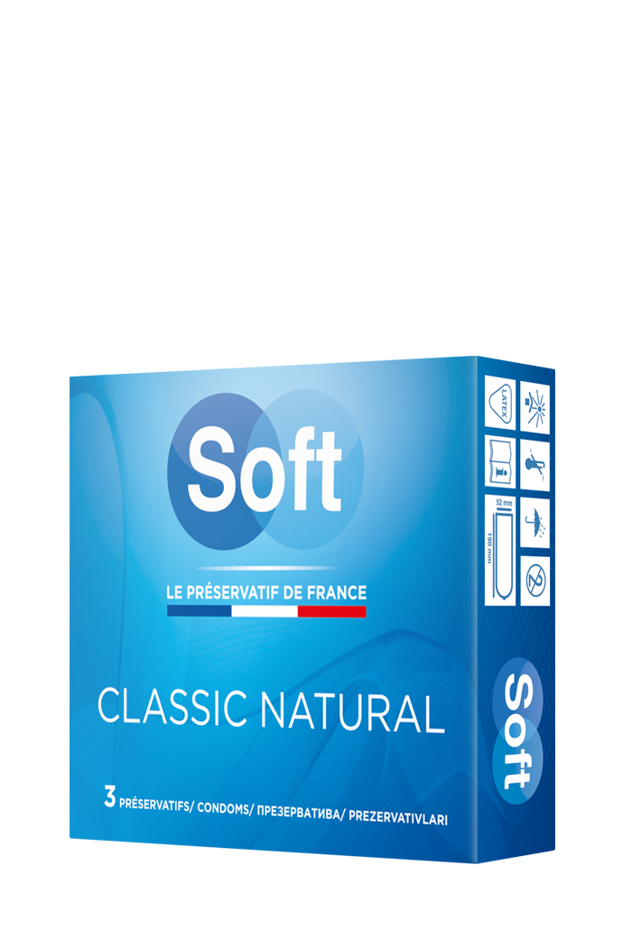 SOFT CONDOMS CLASSIC NATURAL