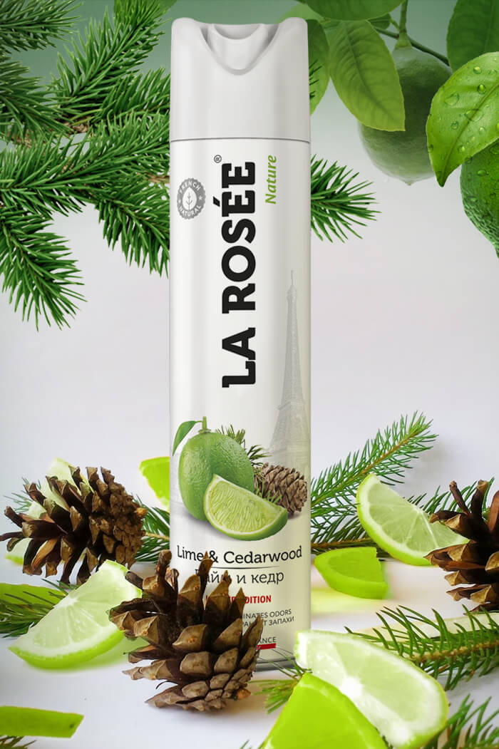 LA ROSÉE Lime & Cedarwood