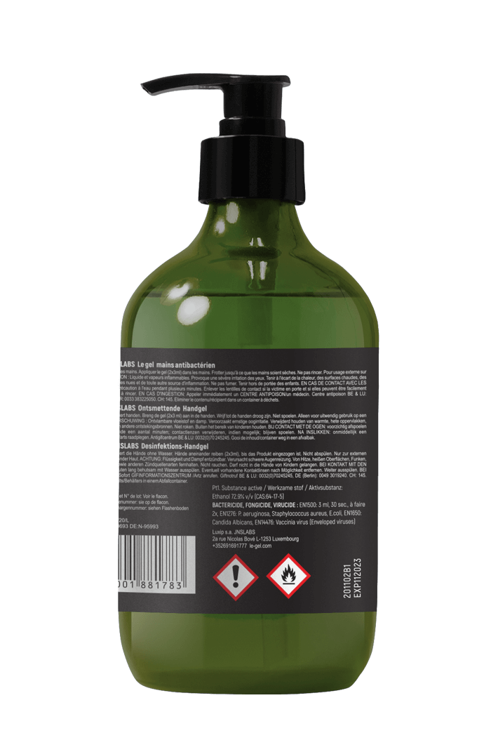 JNSLABS Sanitayzer Le Gel 500ml